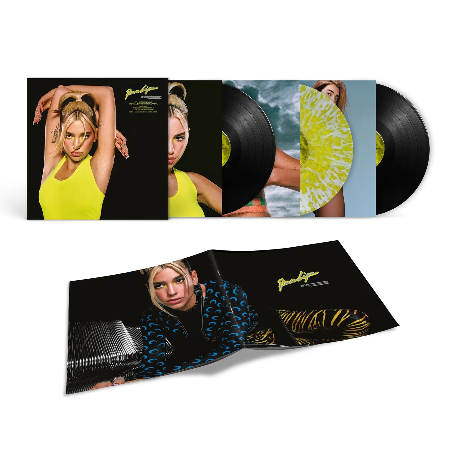 Dua Lipa - Future Nostalgia (5th Anniversary Edition 2x Black Vinyl + 1x Splatter Vinyl)