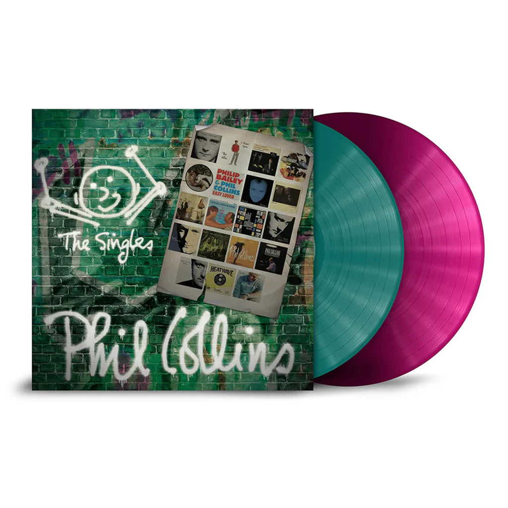 Phil Collins - The Singles (Green Transparent Petrol and Magenta Transparent 2LP Vinyl)