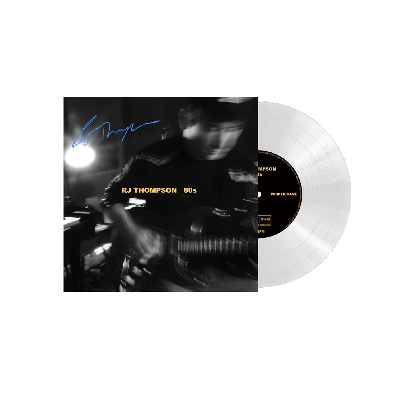 RJ Thomspon - 80s (Signed & Numbered 7" Crystal Clear Vinyl Single)