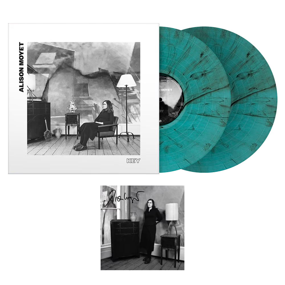 Alison Moyet - Key (Turquoise Marble 2LP Vinyl + Signed Art Card)