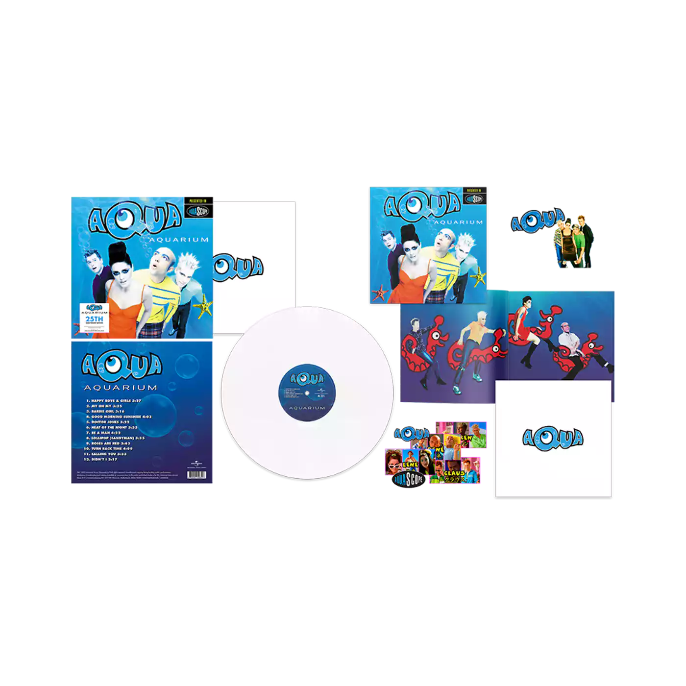 Aqua - Aquarium (25th Anniversary Barnes & Noble White Vinyl)