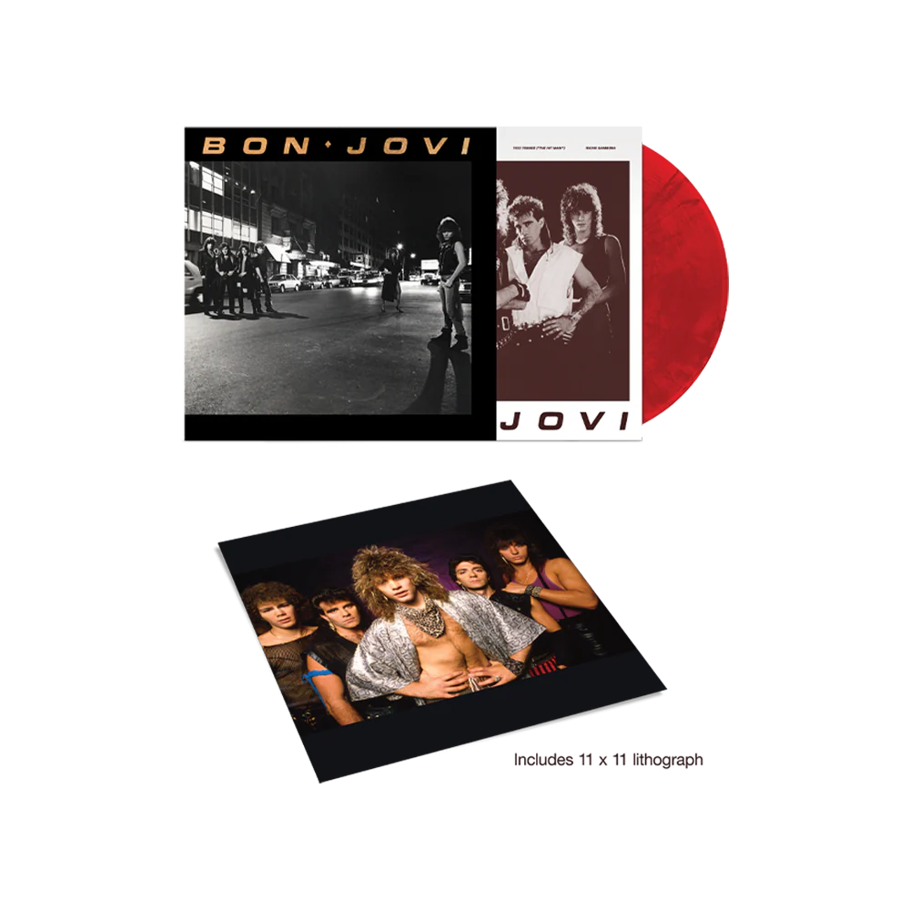 Bon Jovi - Bon Jovi (40th Anniversary Ruby Red Vinyl + Lithograph)