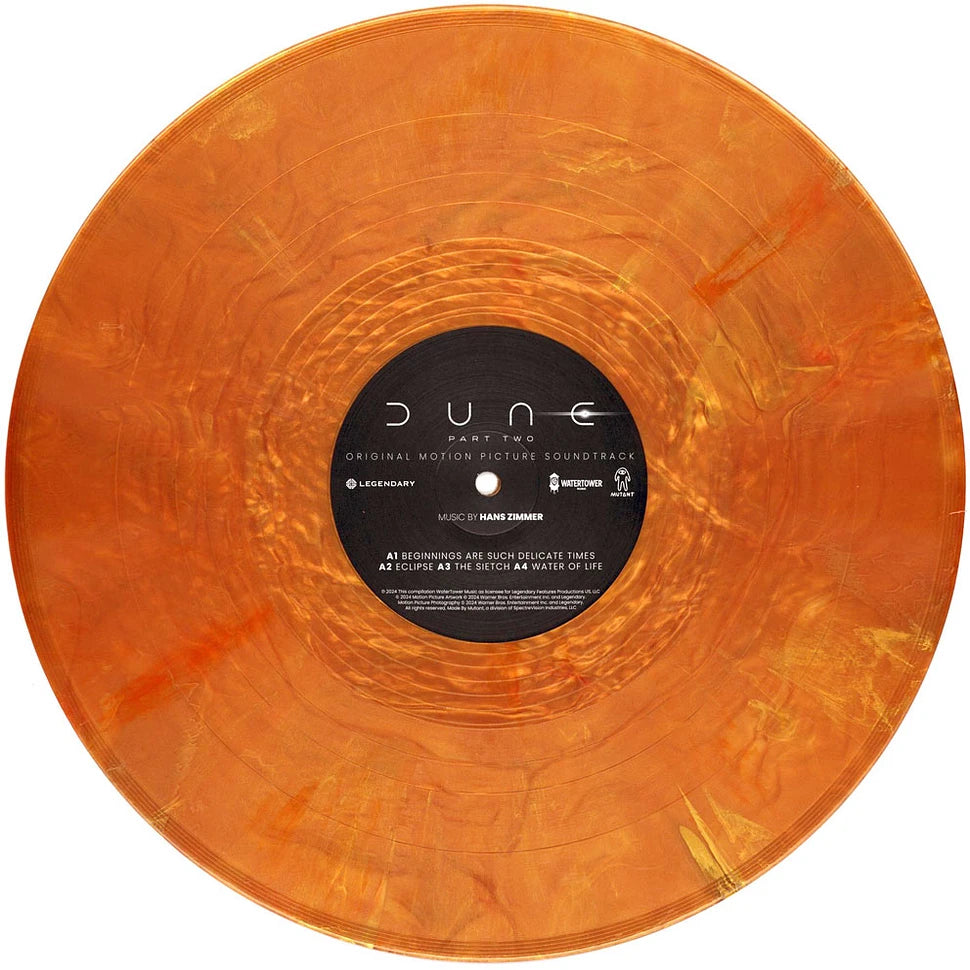 Hans Zimmer - Dune: Part Two Soundtrack (Yellow Green & Clear Merge, Gold Clear & Red Merge 2LP Vinyl)