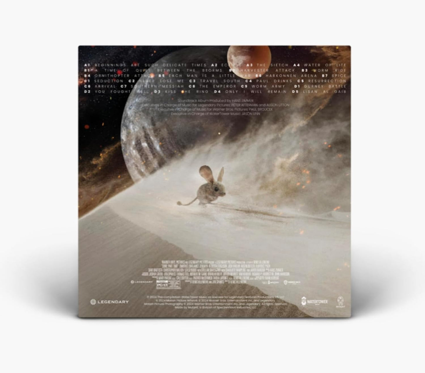 Hans Zimmer - Dune: Part Two Soundtrack (Black Clear Swirl and Black Brown Clear Swirl 2LP Vinyl)
