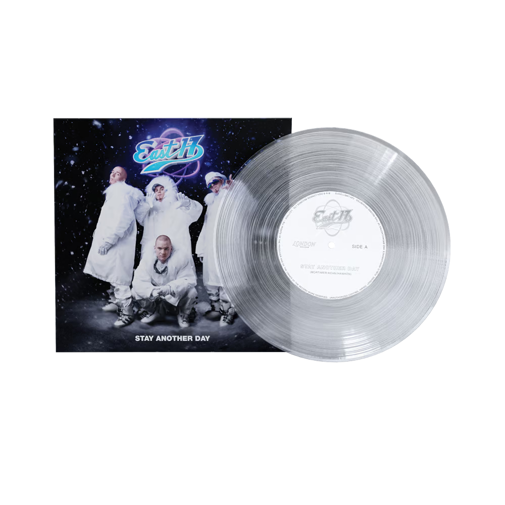 East 17 - Stay Another Day (7" 30th Anniversary Ice Clear Vinyl Single)