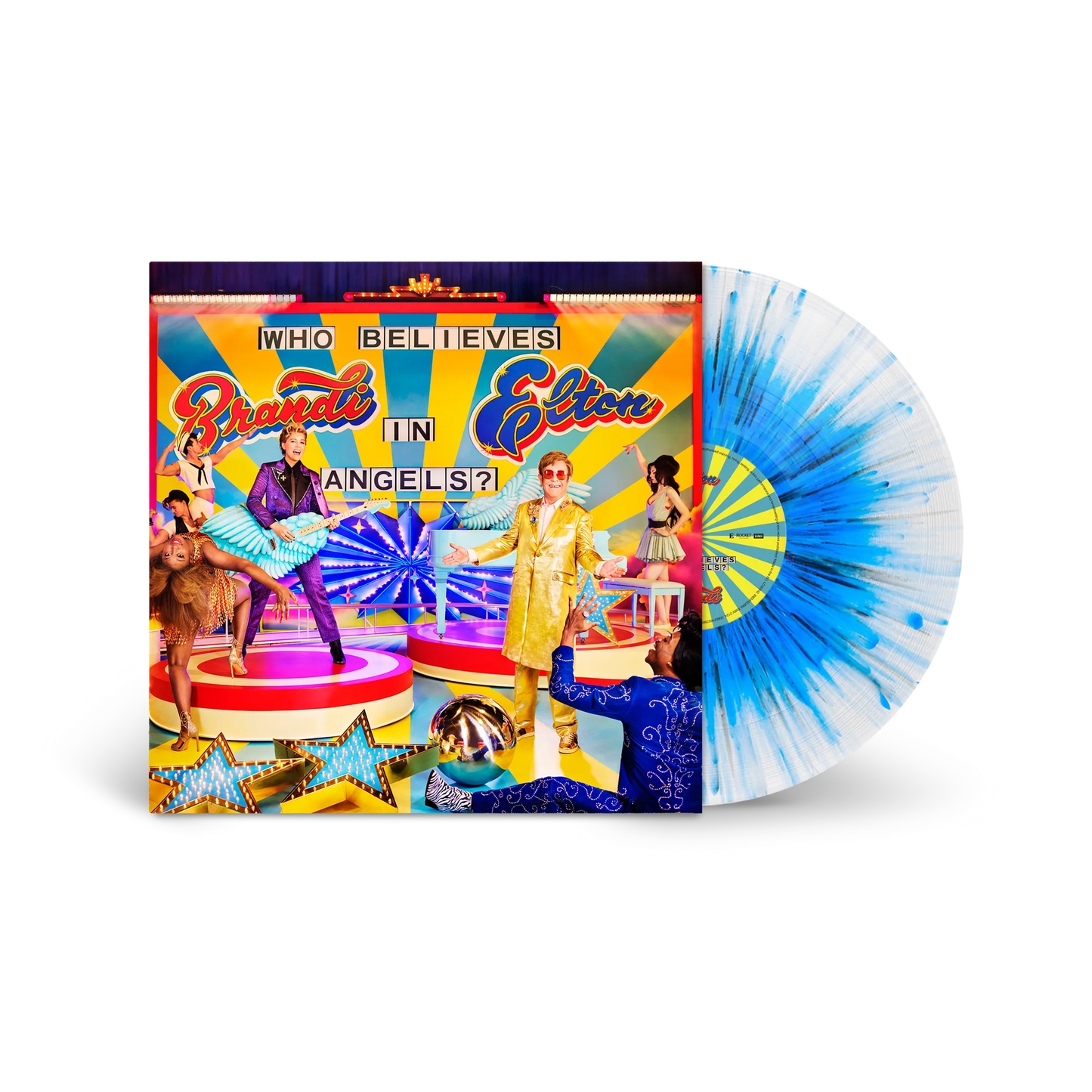 Elton John - Who Believes In Angels? (Blue Splatter Vinyl)