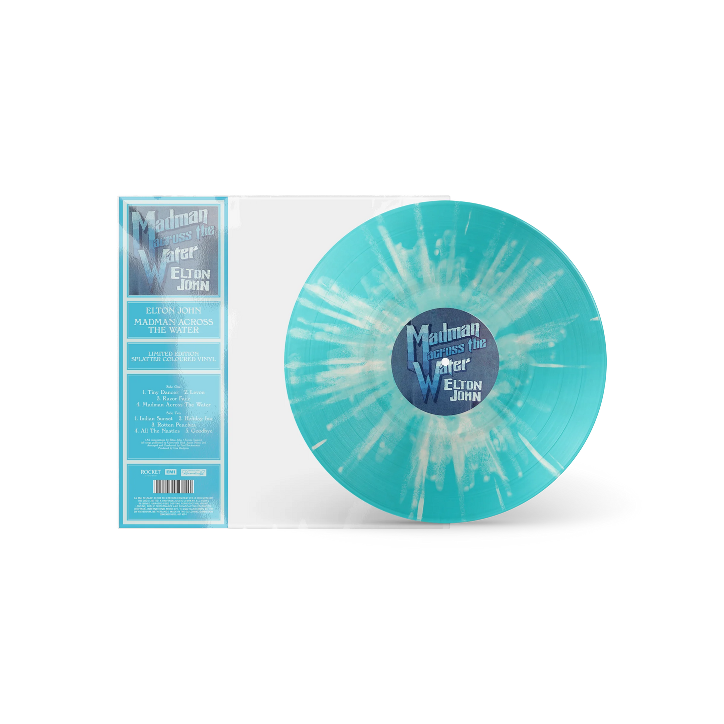 Elton John - Madman Across The Water (Blue Splatter Vinyl)