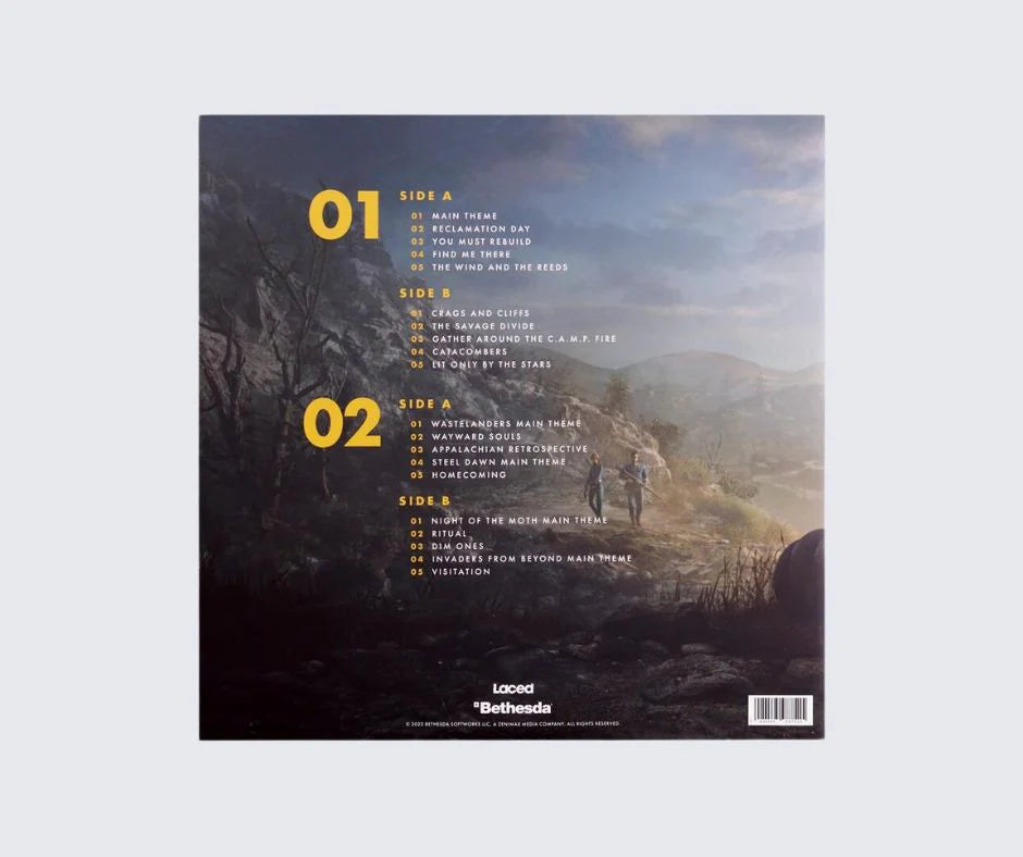 Fallout 76 (Anniversary Soundtrack Black and Translucent Yellow 2LP Vinyl)