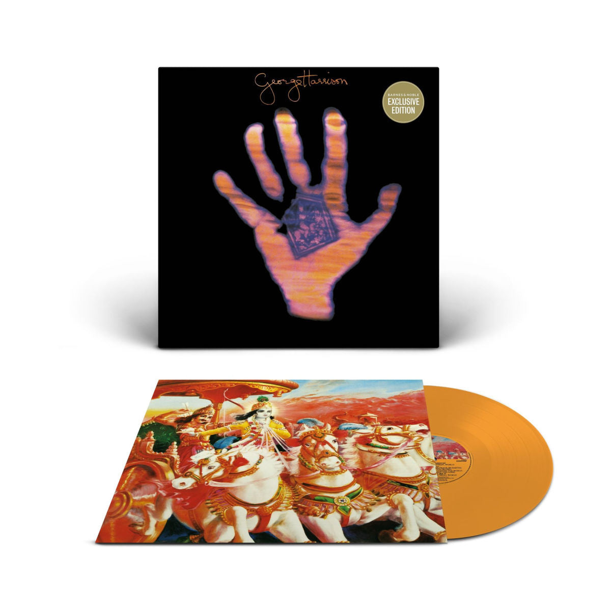 George Harrison - Living In The Material World (50th Anniversary Barnes & Noble Orange Vinyl)