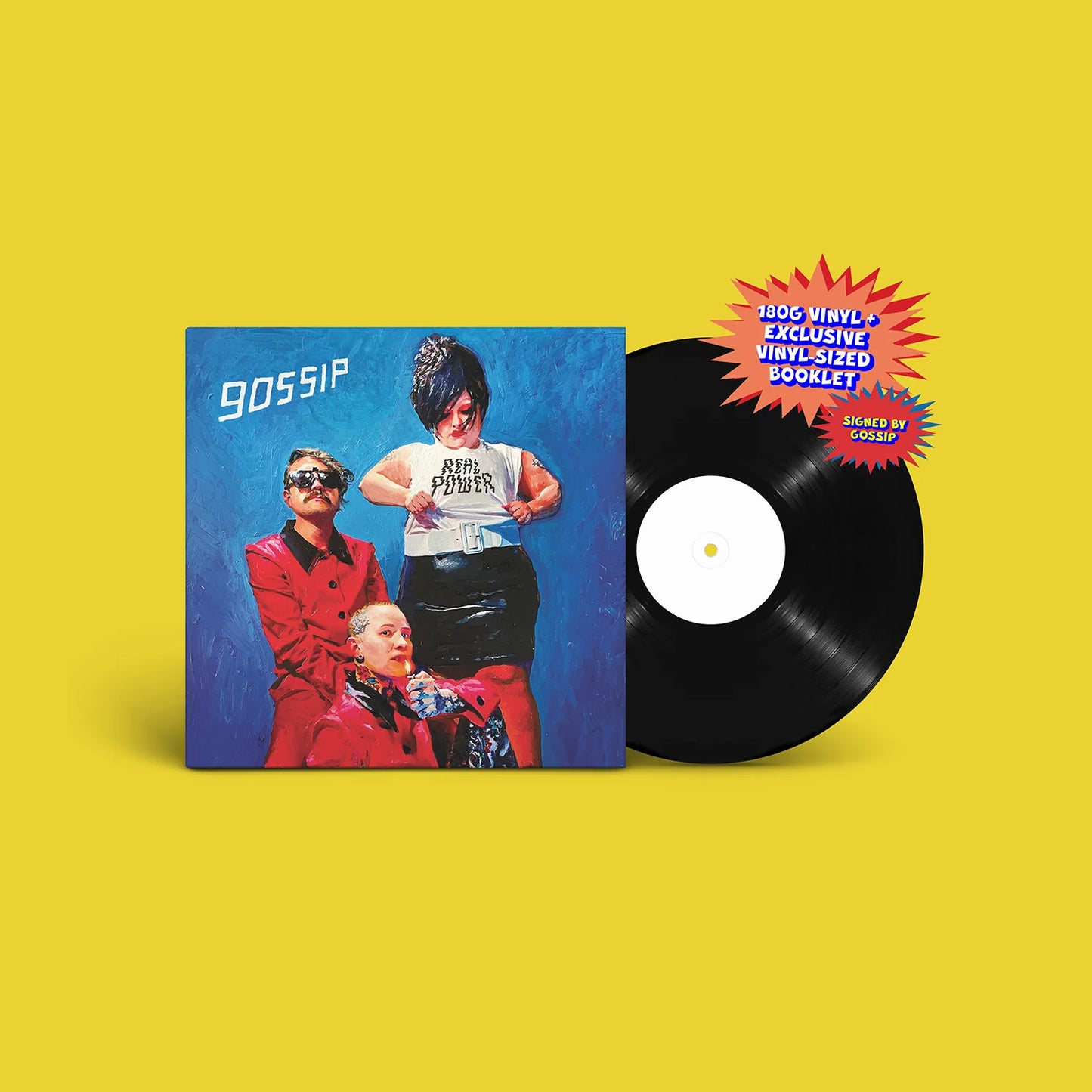 Gossip - Real Power (Signed Insert Black Vinyl)