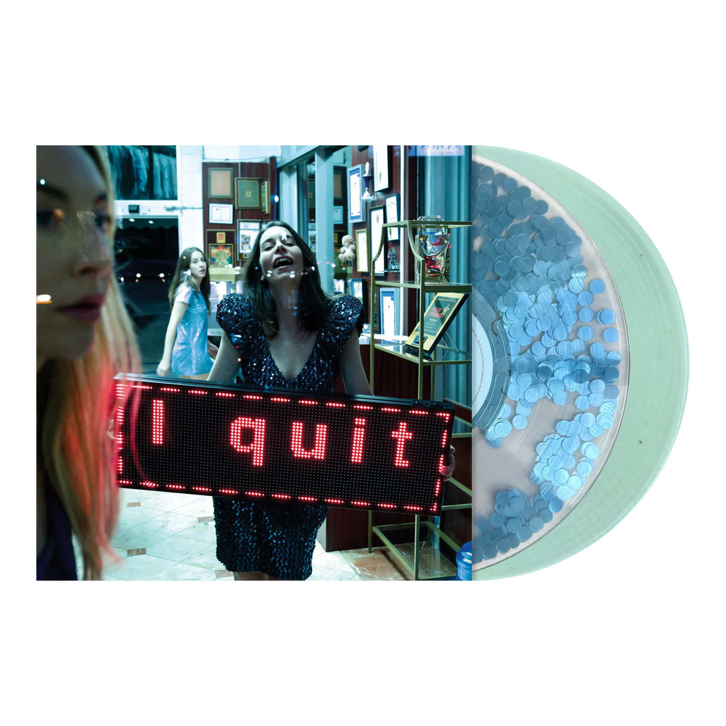 Haim - I Quit (Clear with Sequin Filled Vinyl + Clear Vinyl)
