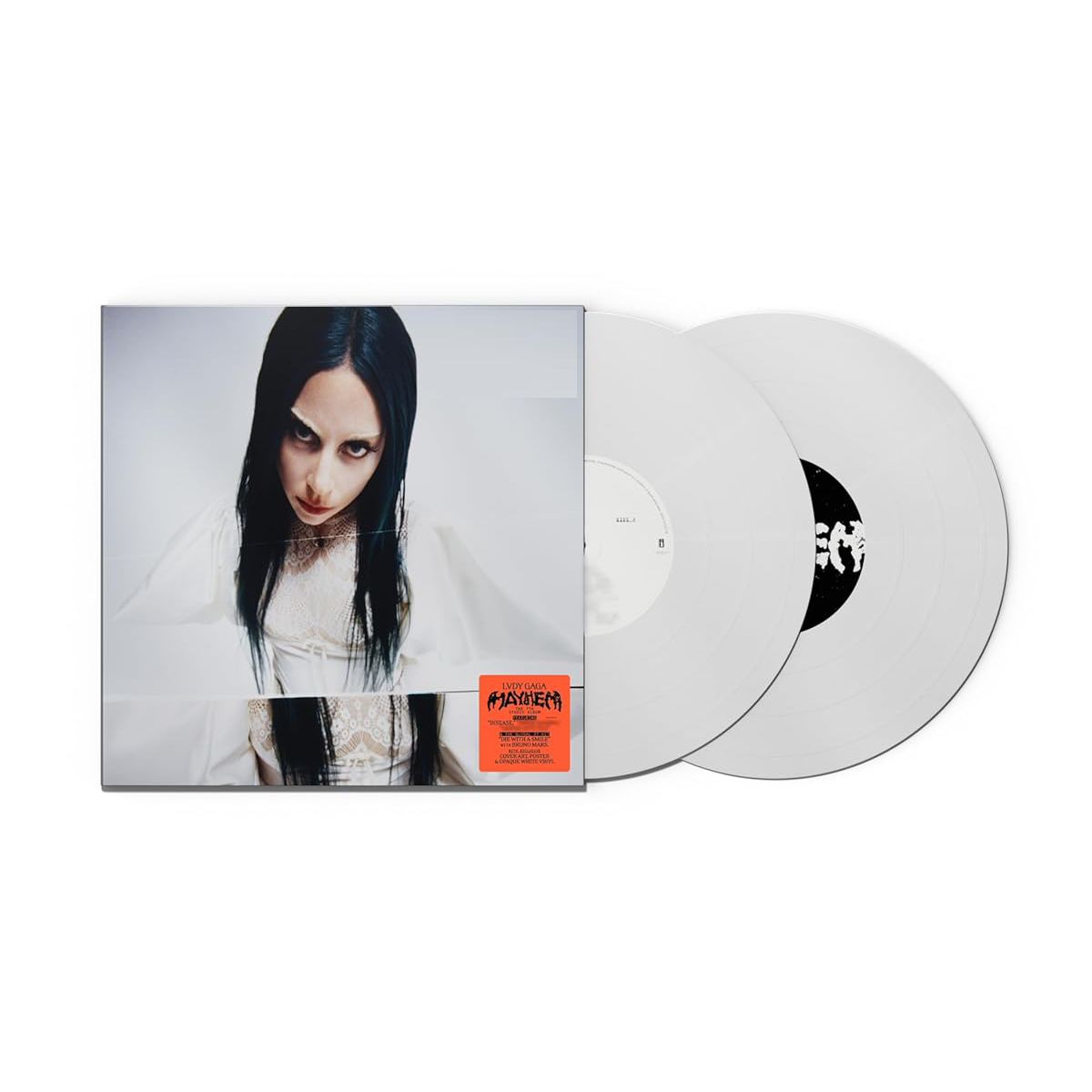 Lady Gaga - Mayhem (Opaque White 2LP Vinyl + Poster)
