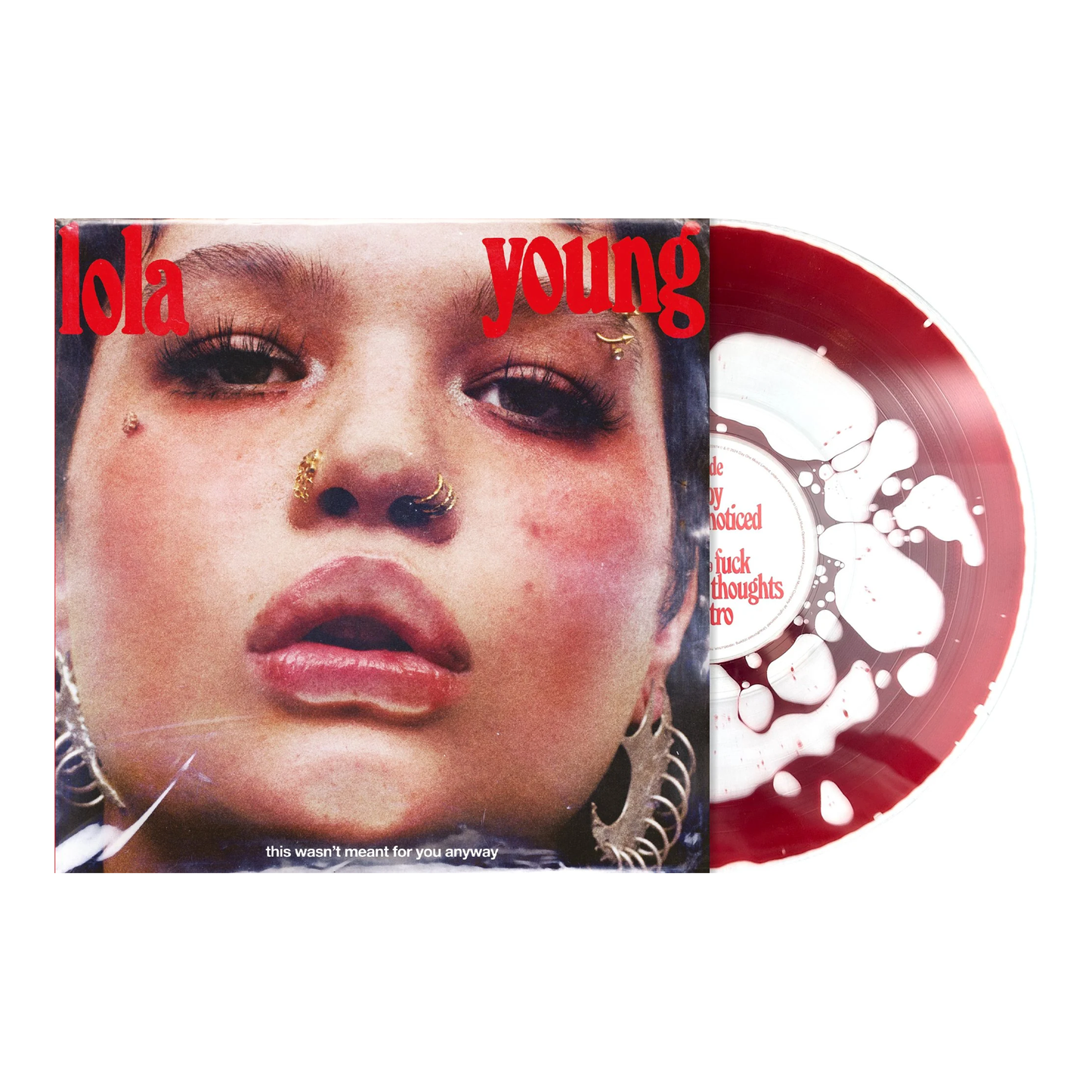 Lola Young - This Wasn't Meant For You Anyway (Clear with Red Liquid Filled Vinyl)