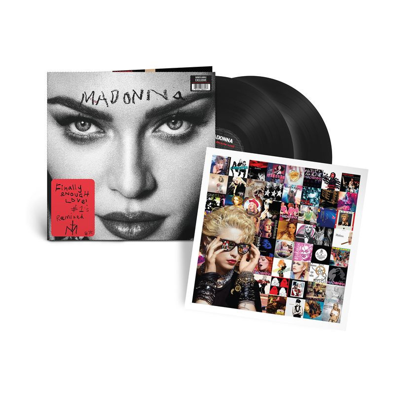Madonna - Finally Enough Love (Barnes & Noble Black 2LP Vinyl + Lithograph)