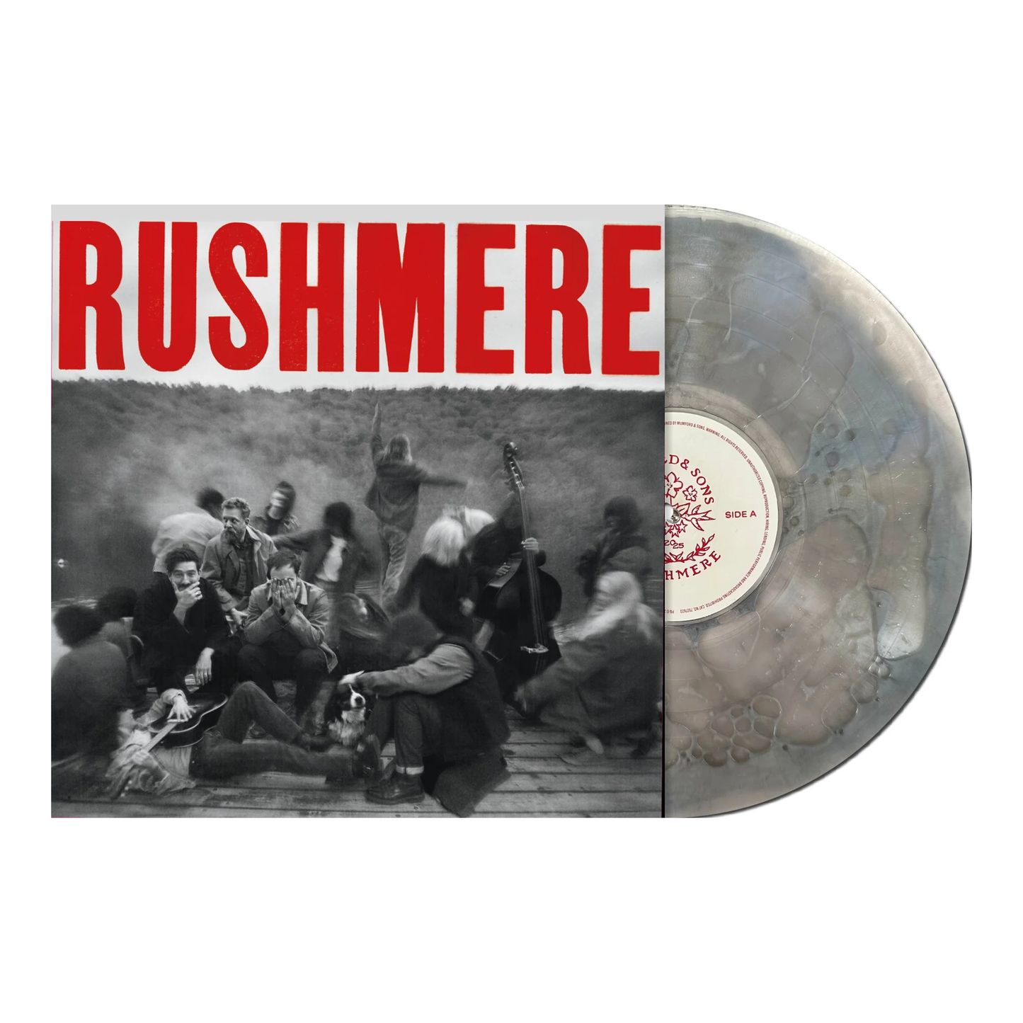 Mumford & Sons - Rushmere (Metallic Silver-Grey Liquid Filled Vinyl)