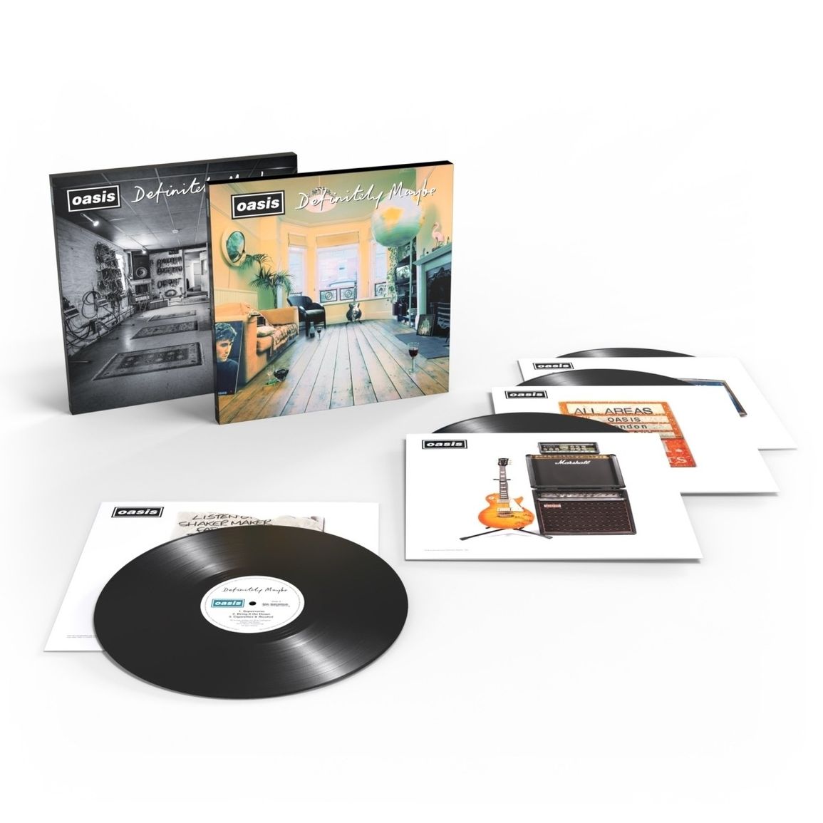 Oasis - Definitely Maybe (30th Anniversary Black 4LP Vinyl Box)