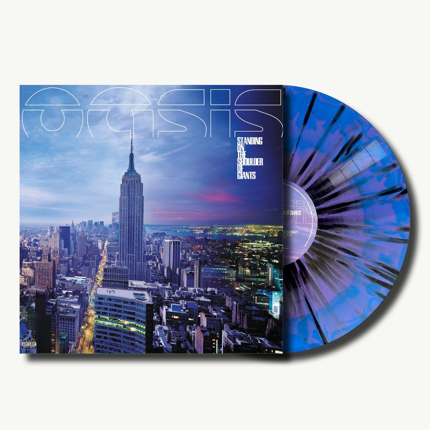 Oasis - Standing On The Shoulder Of Giants (25th Anniversary Numbered Blue & Purple Color-In-Color with Black Splatter Vinyl)