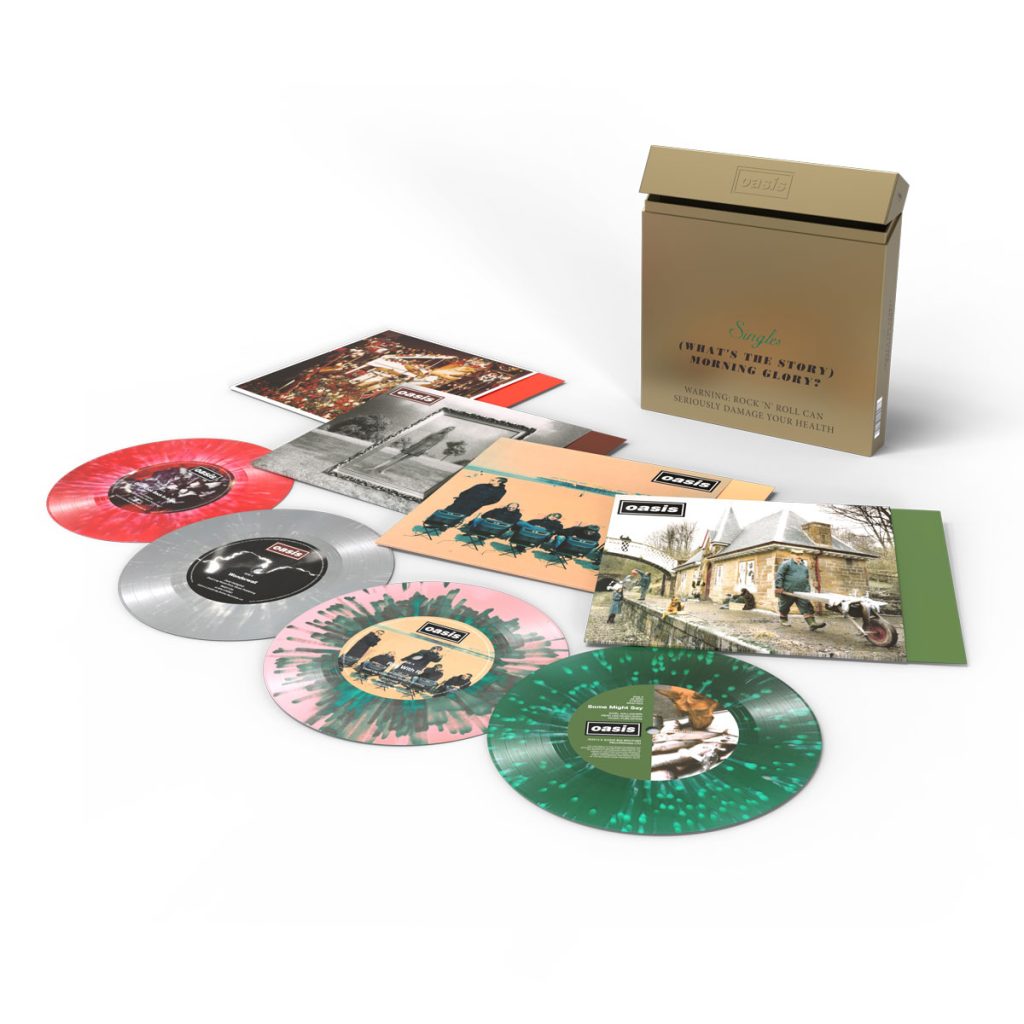 Oasis - (What's The Story) Morning Glory? Singles (Numbered 4x7" Splatter Vinyl Single Box)