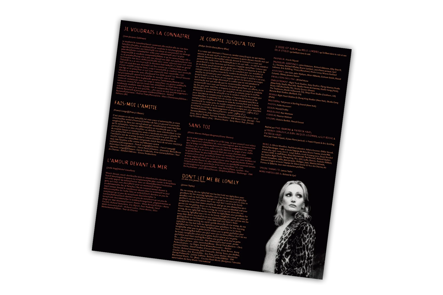 Patricia Kaas - Dans Ma Chair (Numbered Orange Vinyl)