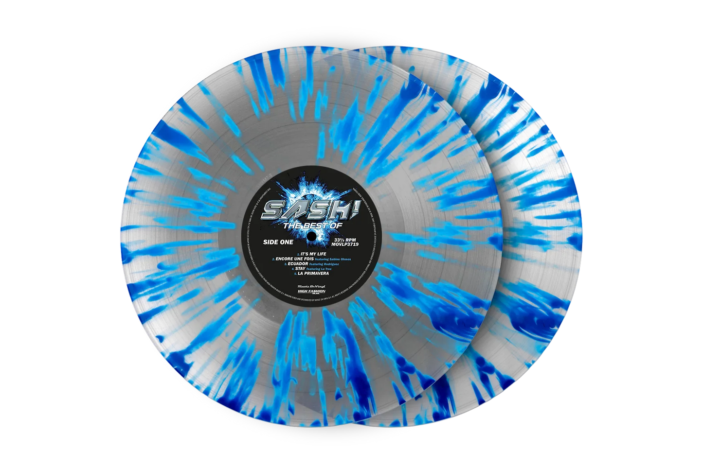 Sash! - The Best Of (Numbered Crystal Clear and Blue Splatter 2LP Vinyl)
