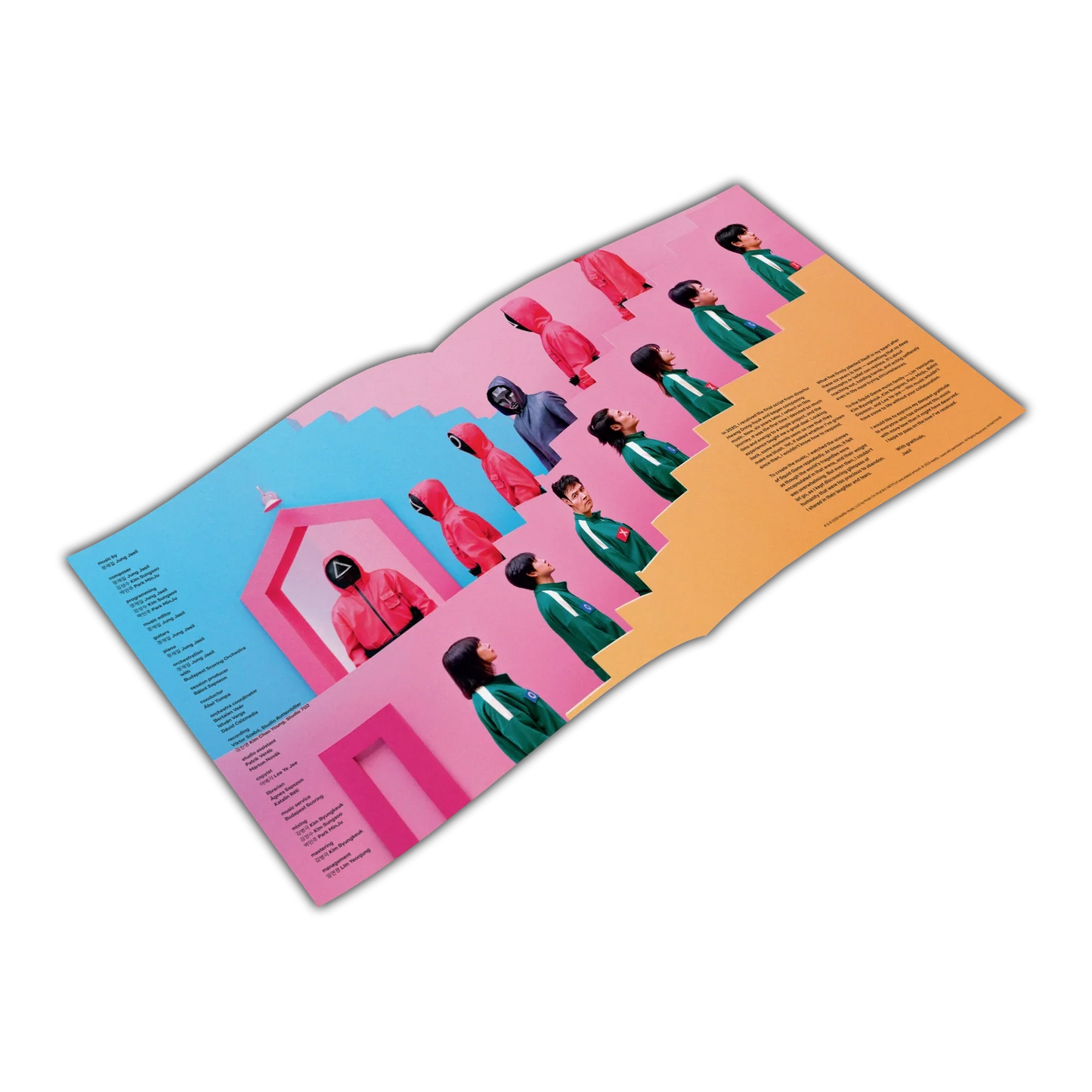 Squid Game - Soundtrack From The Netflix Series (Numbered Pop-Up Green & Pink 2LP Vinyl)