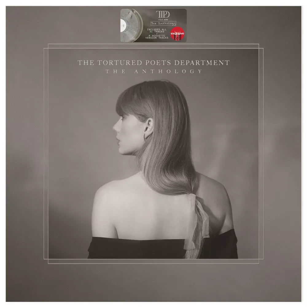 Taylor Swift - The Tortured Poets Department: The Anthology (Target Edition in Clear, Gold, Dark Grey & Grey Marbled 4LP)