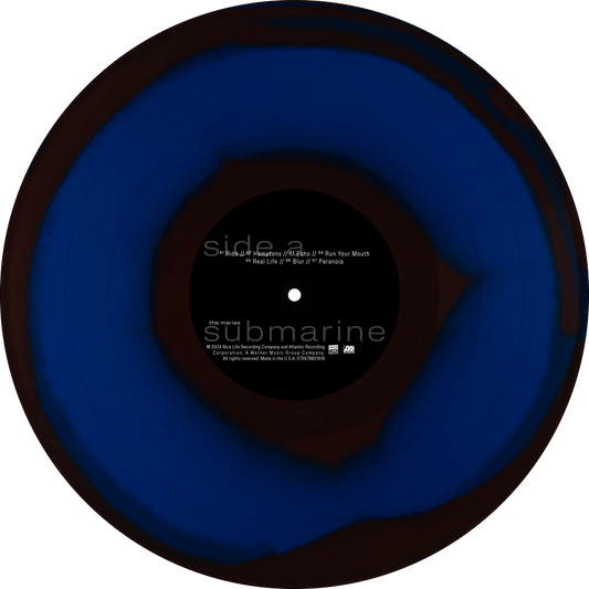 The Marias - Submarine (Numbered Blue and Black Color-in-Color Vinyl + Alternative Cover)