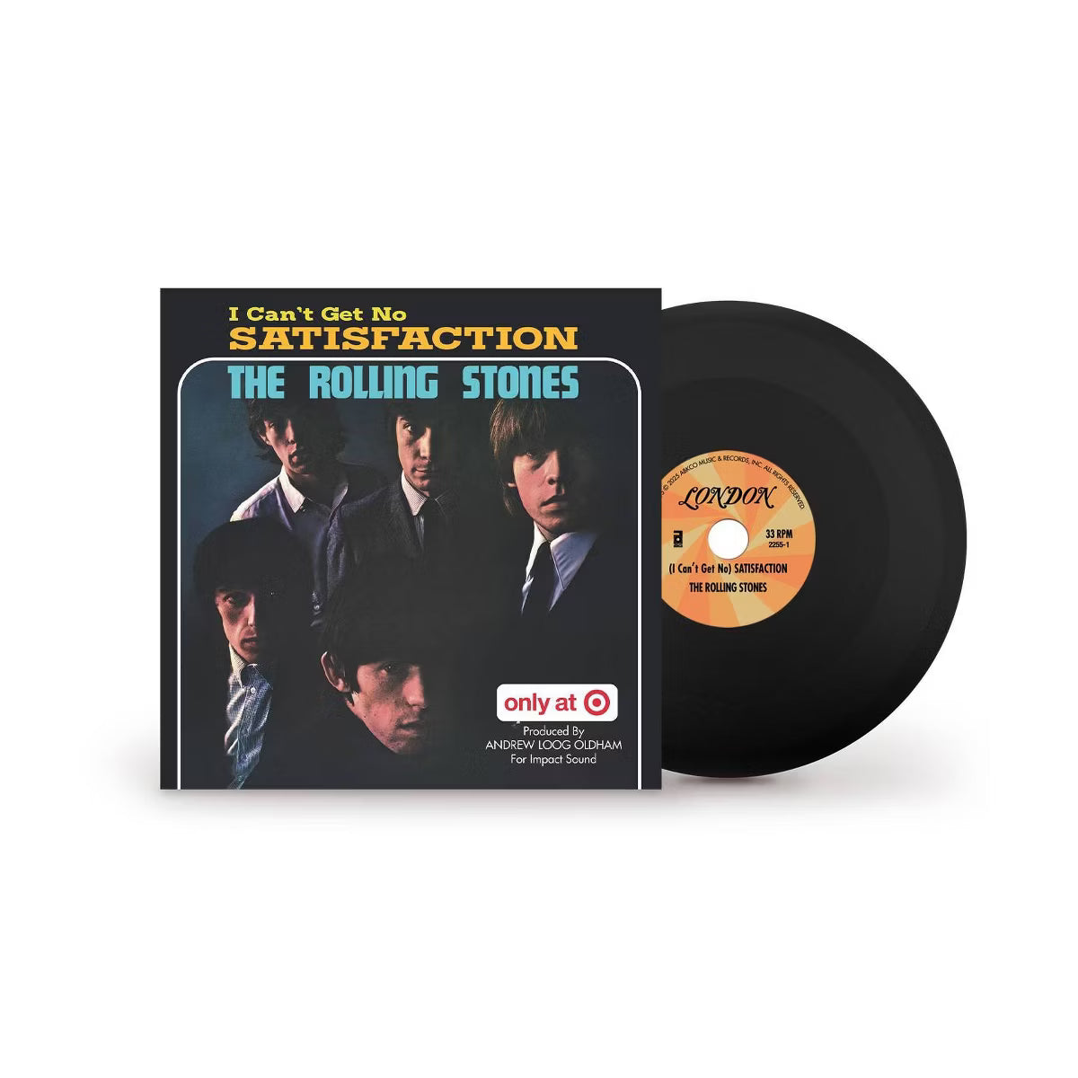 The Rolling Stones - (I Can't Get No) Satisfaction / The Under Assistant West Coast Promotion Man (4" Tiny Vinyl)
