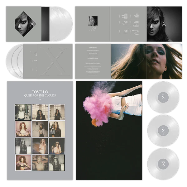 Tove Lo - Queen Of The Clouds: X (10th Anniversary Alternative Cover White 3LP Vinyl + Signed Art Card)