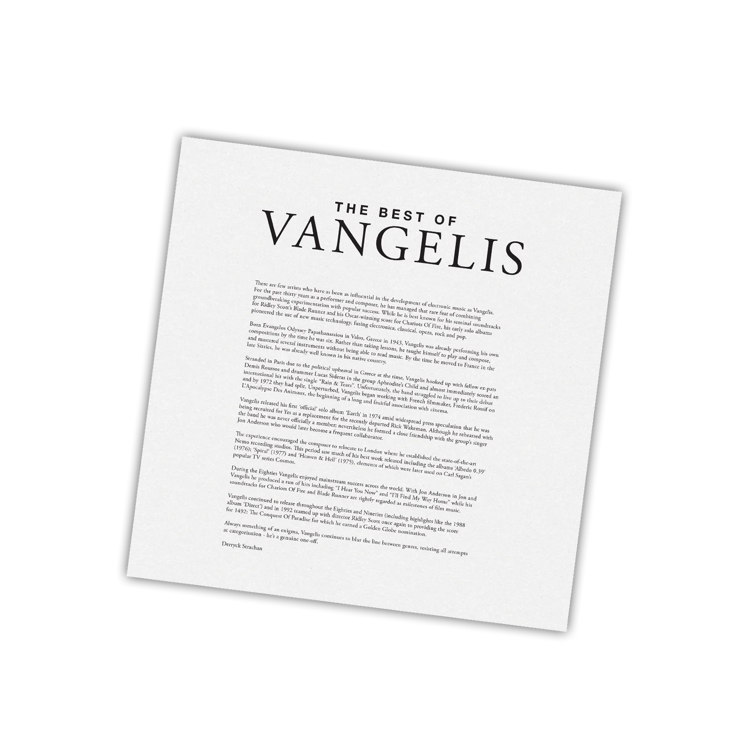 Vangelis - The Best Of (White 2LP)