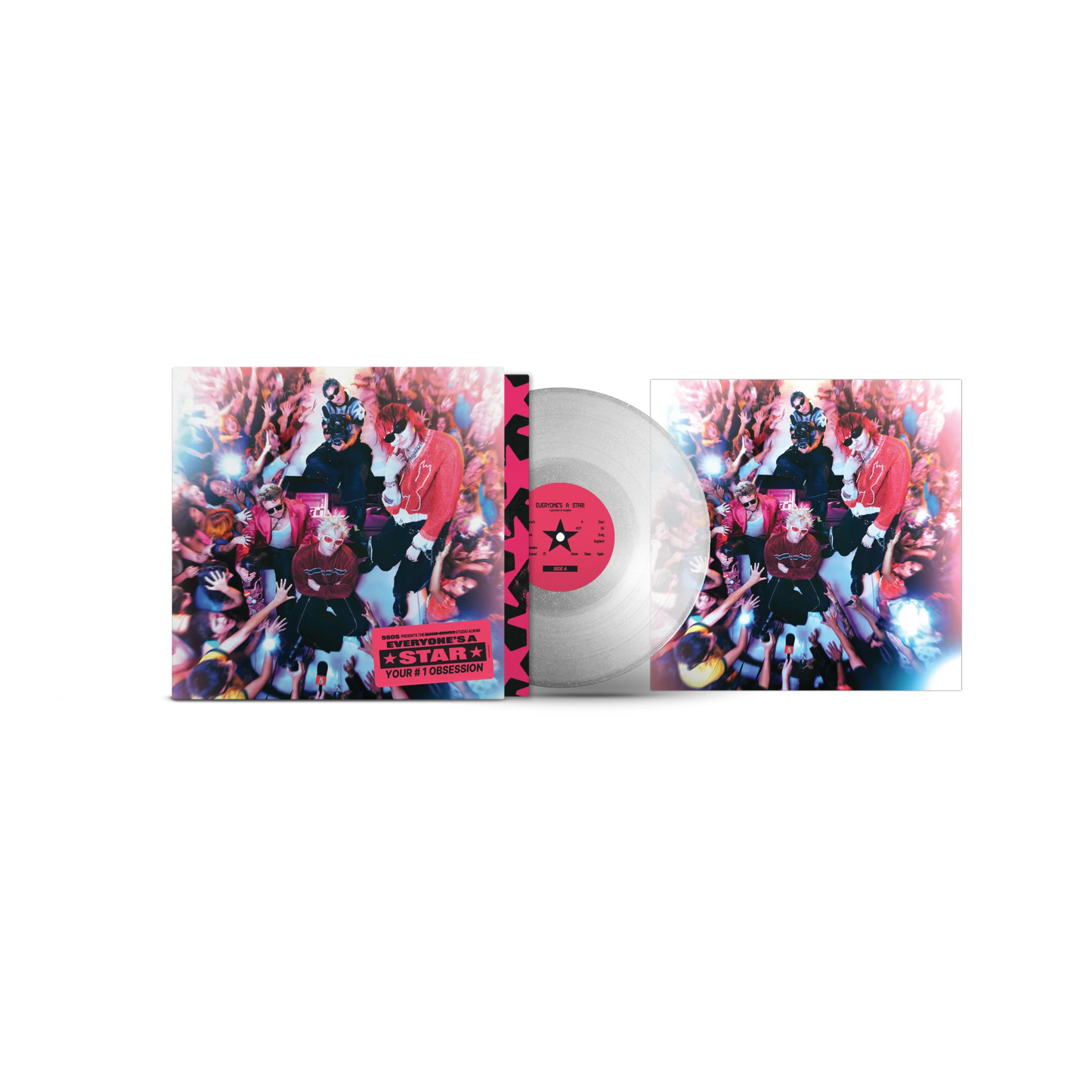 5 Seconds Of Summer - Everyone's A Star! (Alternative Cover Ultra Clear Glitter Vinyl) - Vinyl Planet 2020