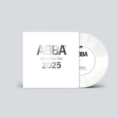ABBA - Happy New Year 2025 (Numbered White 7" Vinyl)