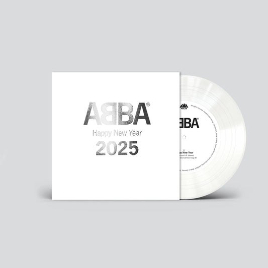 ABBA - Happy New Year 2025 (Numbered White 7" Vinyl)