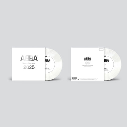 ABBA - Happy New Year 2025 (Numbered White 7" Vinyl)