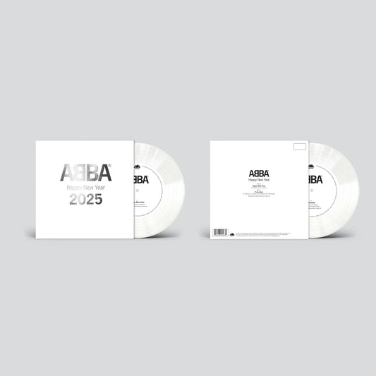 ABBA - Happy New Year 2025 (Numbered White 7" Vinyl)