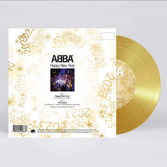 ABBA - Happy New Year 2023 (Numbered Gold 7" Vinyl)