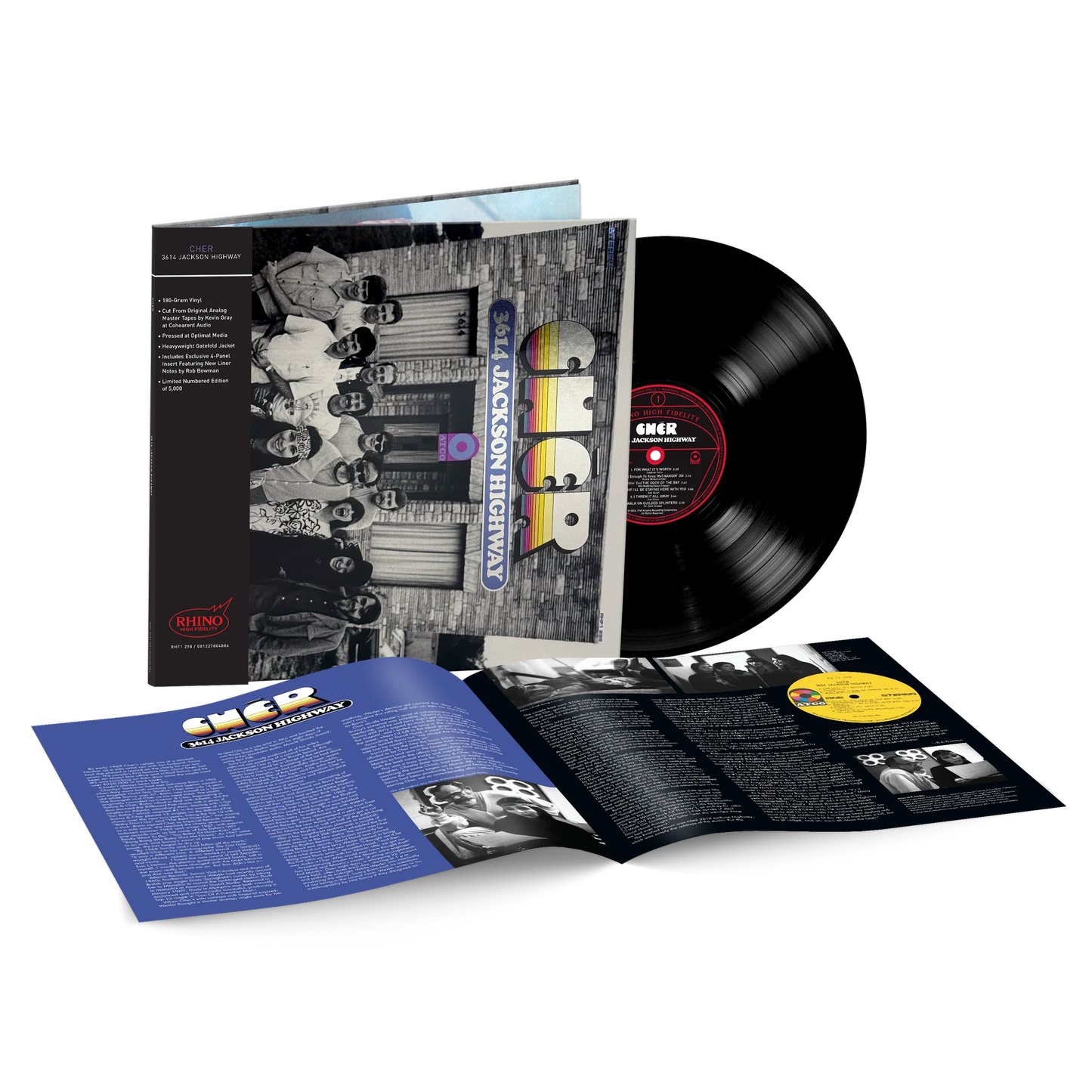 Cher - 3614 Jackson Highway (Numbered 180g Black Vinyl + Gatefold Sleeve with Obi Strip)
