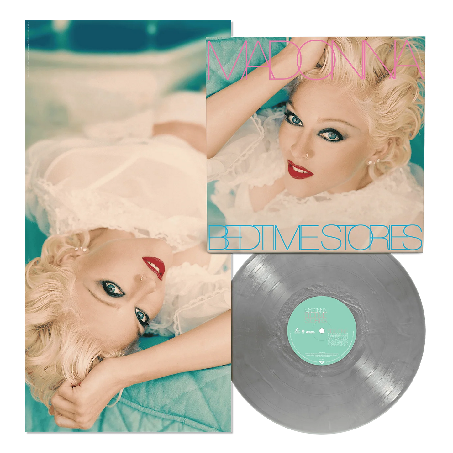 Madonna - Bedtime Stories (Silver Vinyl + 11"x22" Poster)