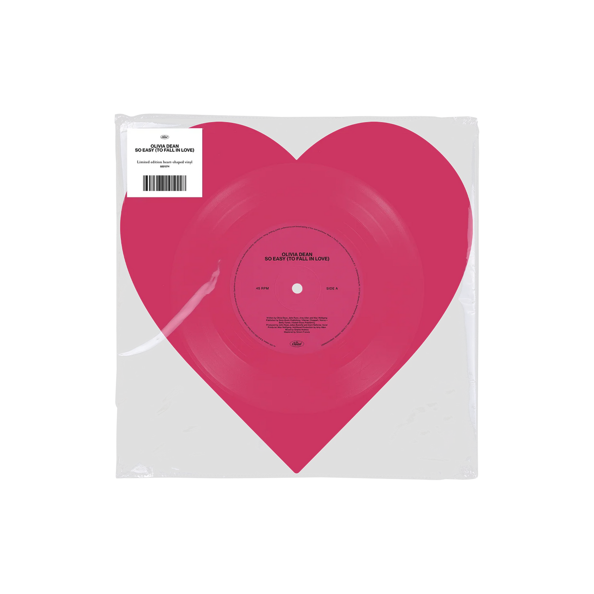 Olivia Dean - So Easy (To Fall In Love) (10" Pink Heart Shaped Vinyl)