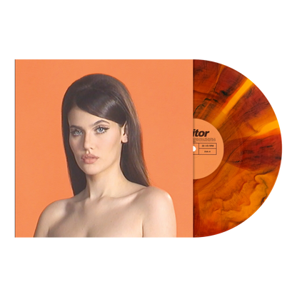 Sienna Spiro - Visitor (Numbered Ripple Line Effect In Transparent Orange + Brown and Black Mahogany Melt Vinyl)