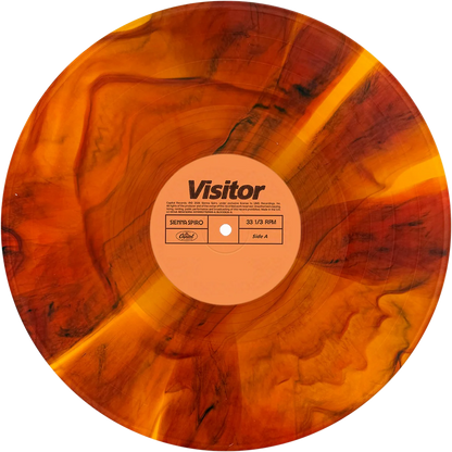 Sienna Spiro - Visitor (Numbered Ripple Line Effect In Transparent Orange + Brown and Black Mahogany Melt Vinyl)