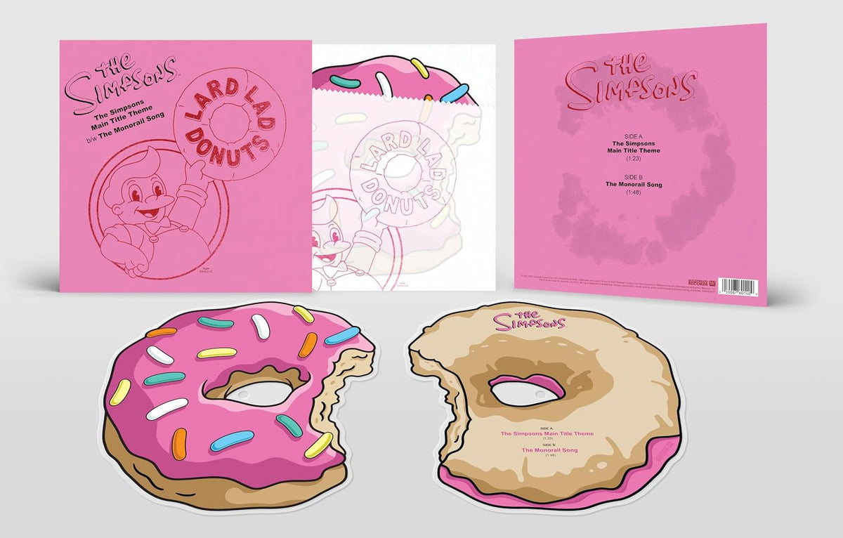 The Simpsons - Main Title Theme (10" Donut Cut Out Vinyl)