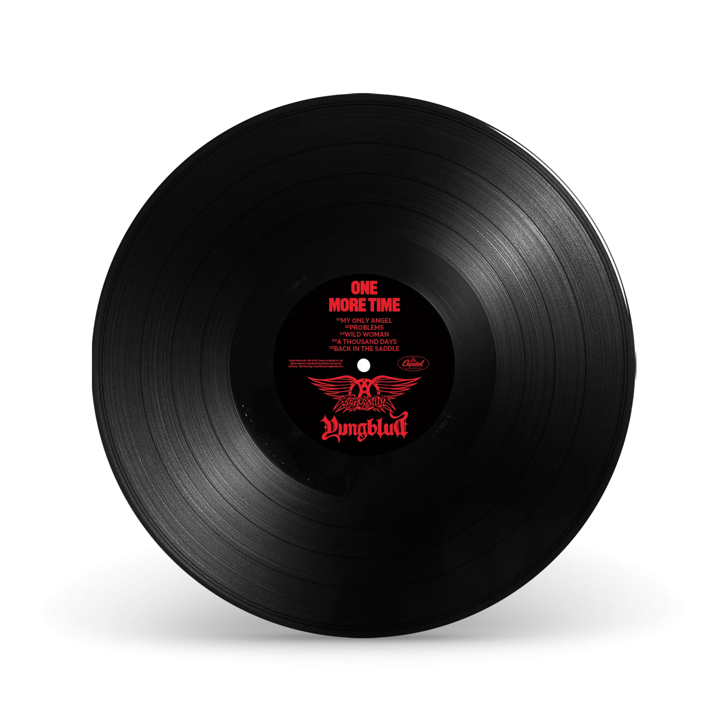 Aerosmith & Yungblud - One More Time (Single Sided Black Vinyl + Signed Art Cart from Yungblud)