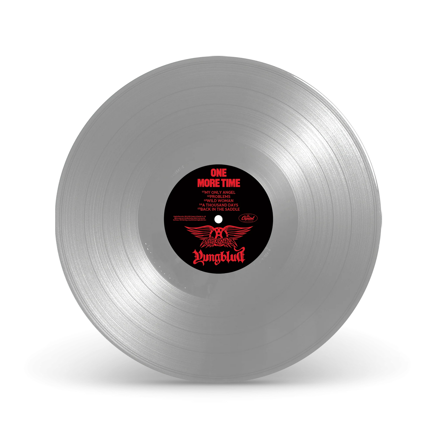 Aerosmith & Yungblud - One More Time (Single Sided Silver Vinyl + Signed Art Cart from Yungblud + Poster)