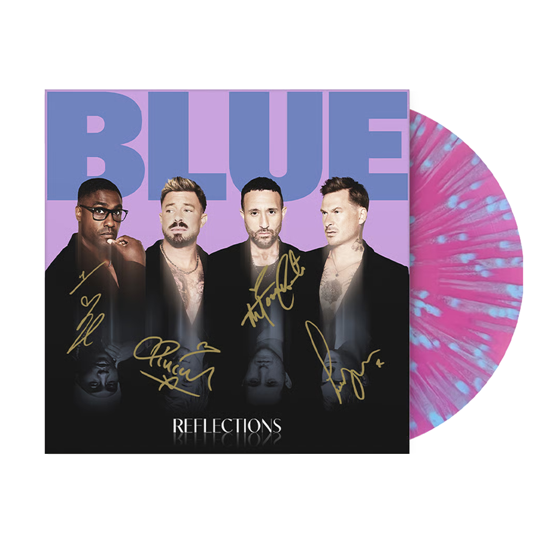 Blue - Reflections (Signed Pink and Blue Splatter Vinyl)