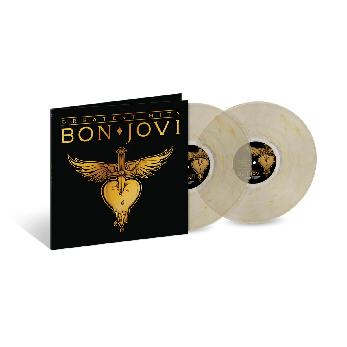 Bon Jovi - Greatest Hits (Cream Transparent 2LP + Band Litho)