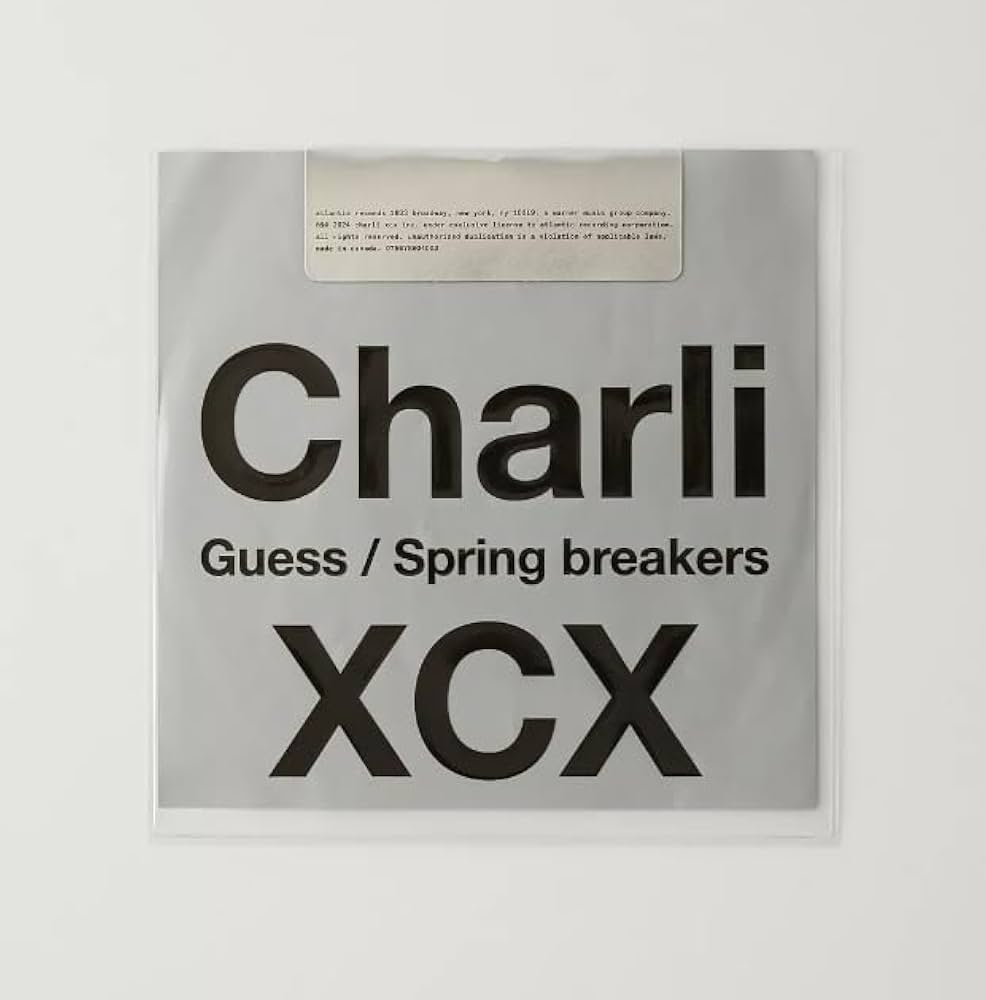 Charli XCX - Guess / Spring Breakers (Urban Outfitters 7" Black Vinyl)