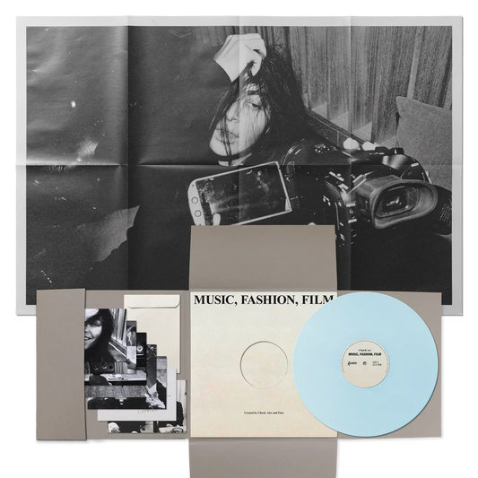 Charli XCX - Music, Fashion, Film (Baby Blue Vinyl Deluxe Custom Folder + Signed Artcard)