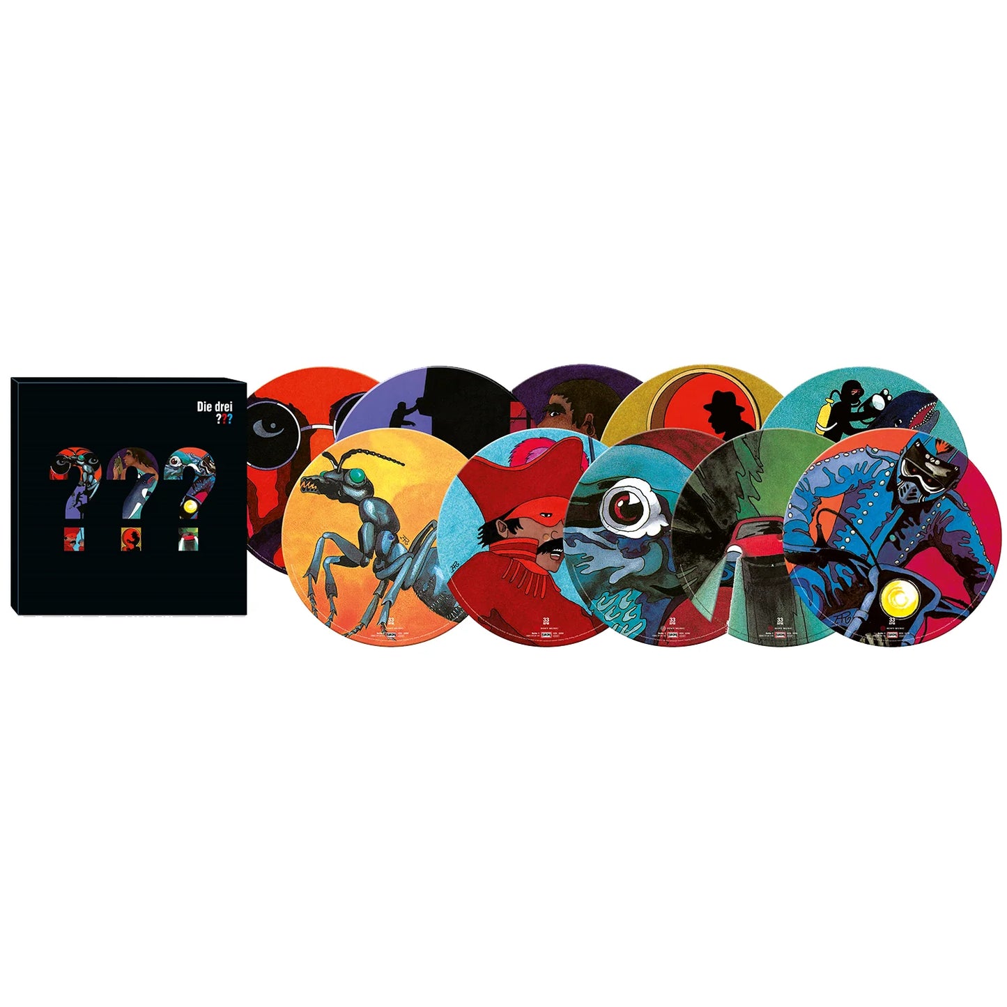 Die Drei ??? - 31-40 (Picture 10xLP Vinyl Box)