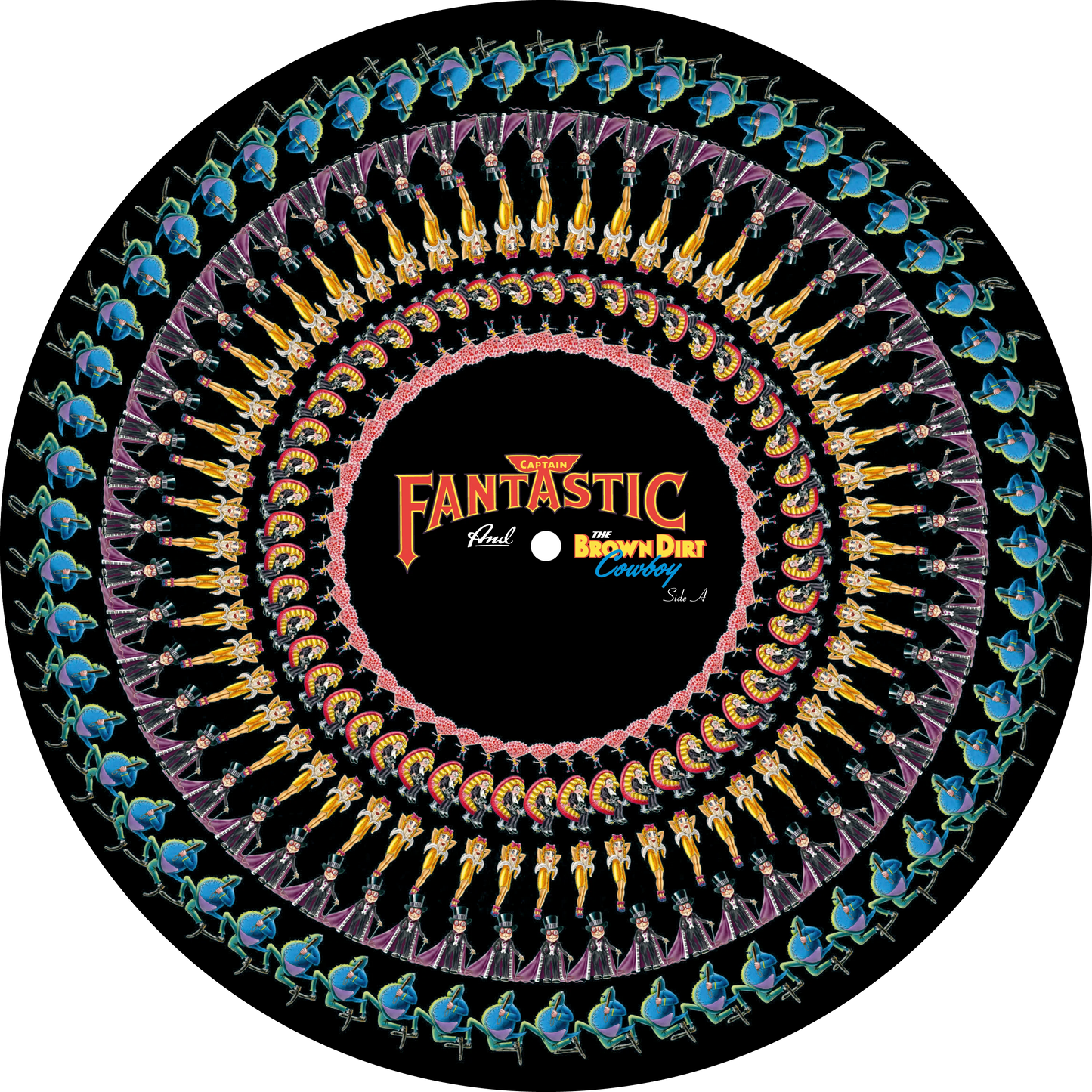 Elton John - Captain Fantastic And The Brown Dirt Cowboy (Numbered Zoetrope Vinyl)